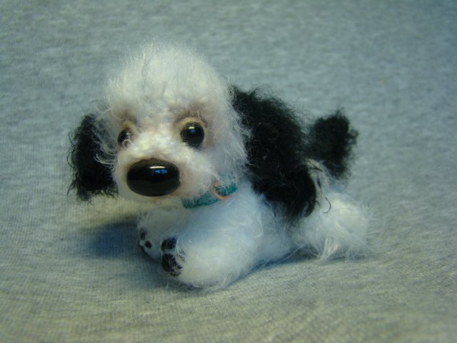 Пёса моя песа, лапа моя лапа.. Авторская игрушка валянием Ольги Чернухо (фото 5)