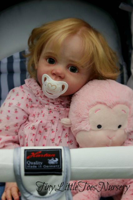 Красивая куколка реборн Эмма молд Fridolin Karola Wegerich