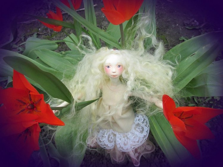 Малышка Хагу и ее сестренки. Шарнирные авторские куклы