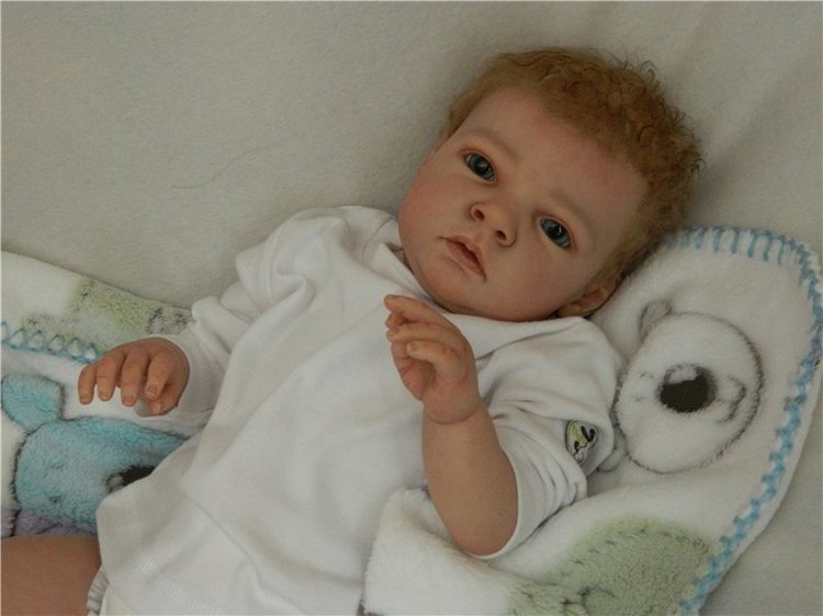 Голубоглазый блондин реборн Дима (фото 5)