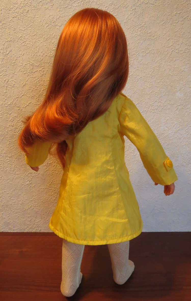 Мастер класс по пошиву плащика для куклы, выкройка