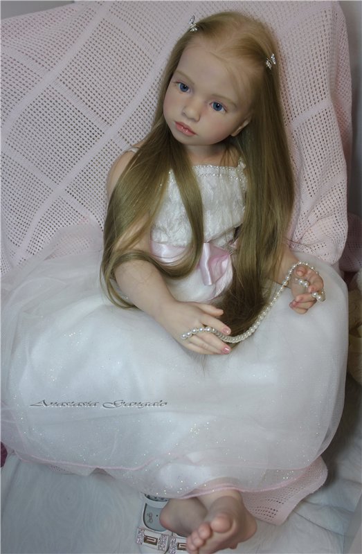 Ангелов много ни бывает. Ангелина. Кукла реборн Анастасии Гангало (фото 9)