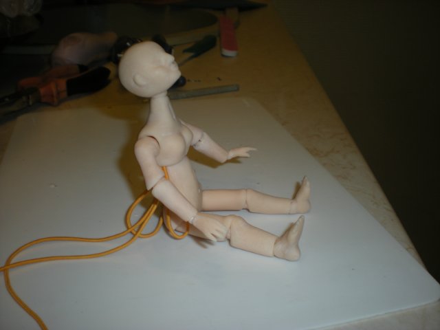 Очередная "моя первая шарнирная кукла"