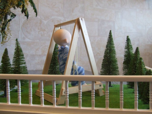 Качели для малышей БЖД — Мебель для кукол и домиков: фото (фото 7)
