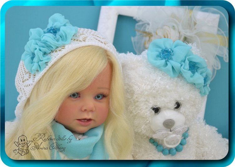 Моя бирюзовая ВАСИЛИСкА (молд Bonnie by Linda Murray)