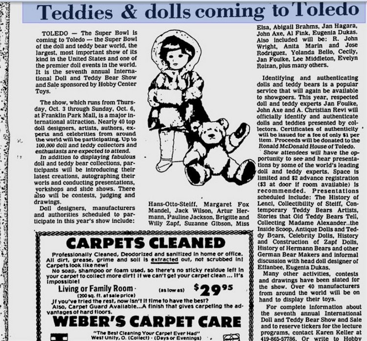 Известная кукольная компания Effanbee и её дизайнер Eugenia Dukas