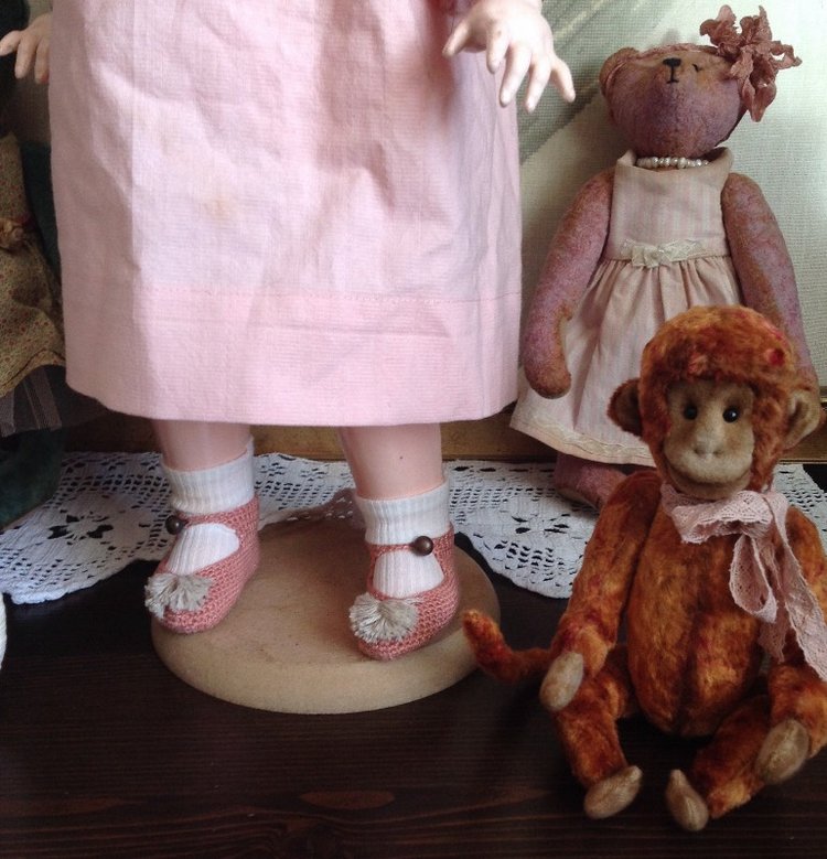 Мои первые антикварки Анна и София (фото 6)