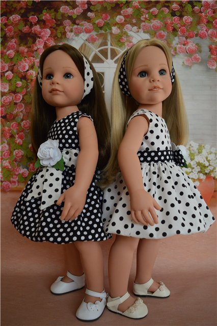 Черно-белые горошки очень девочкам к лицу | Бэйбики Черно-белые горошки очень девочкам к лицу (фото 4)