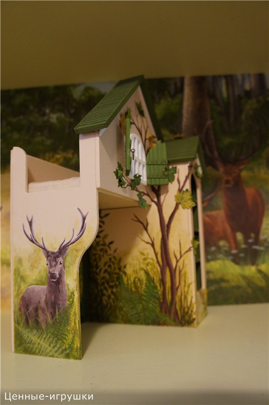 Миниатюрная кровать - "Домик в лесу" (фото 3)