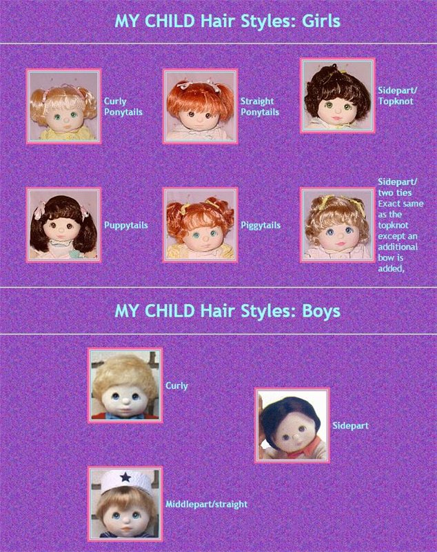 Куколки My Child от Mattel, Inc 1985-1988 года (фото 5)