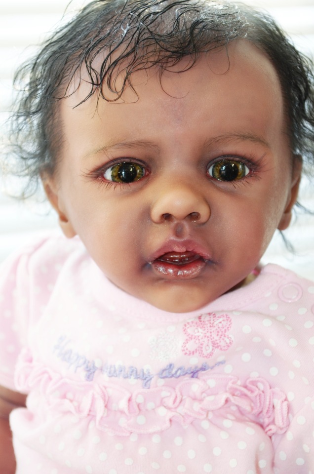 Элла,шоколадная конфетка. Кукла реборн Ольги Коновниной (фото 7)