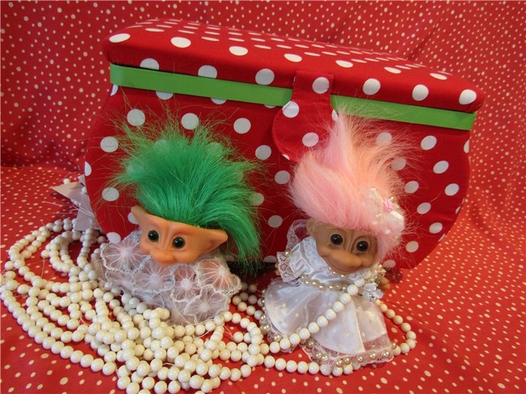 Настроение - в "горошек" — Игрушки Тролли (Trolls): винтажные Dam и Russ (фото 10)