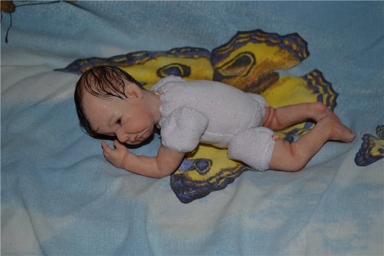 ООАК, маленький карапуз Сашенька. Авторская кукла Медведевой Ольги | Бэйбики ООАК, маленький карапуз Сашенька. Авторская кукла Медведевой Ольги (фото 4)