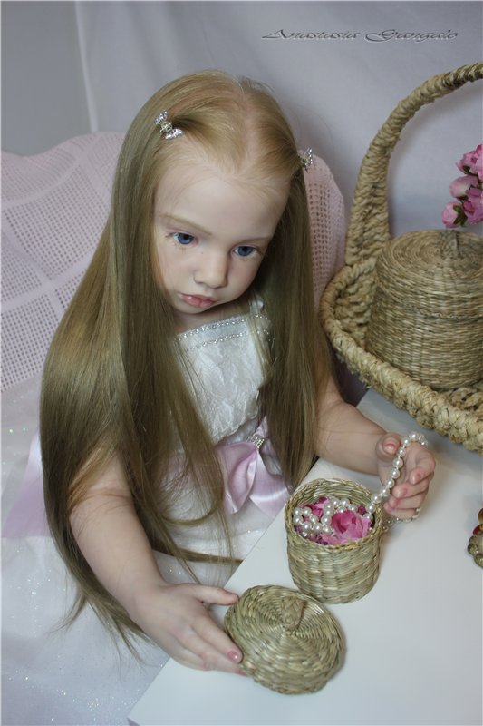 Ангелов много ни бывает. Ангелина. Кукла реборн Анастасии Гангало