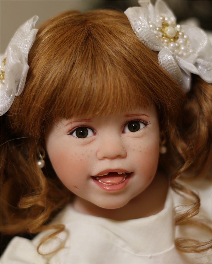 Тебя солнце улыбкой своей обласкало и наполнило жизнью и светом своим … авторская кукла Джули Фишер, Julie Fischer