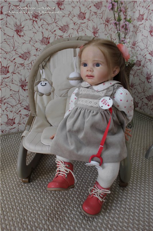 А мы скоро едем на выставку кукол. Куклы реборн Анасатсии Гангало (фото 5)