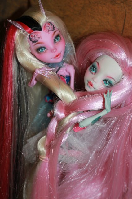 ООАК Monster High — ООАК Monster High и Ever After High: репейнт (фото 8)