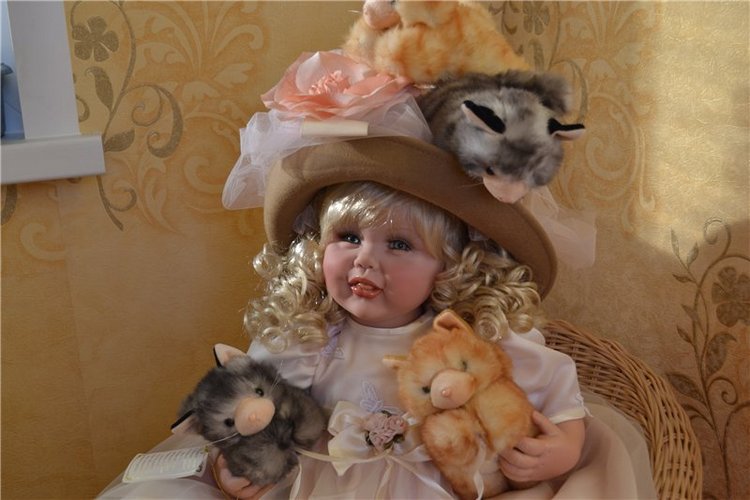 Кошки Мяу - самая весёлая куколка Файзах Спанос (фото 6)