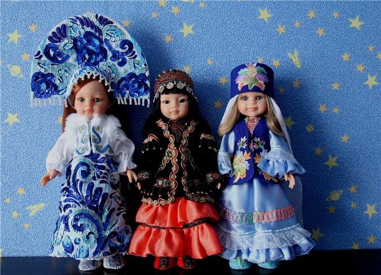 Паолочки в национальных костюмах | Бэйбики Паолочки в национальных костюмах