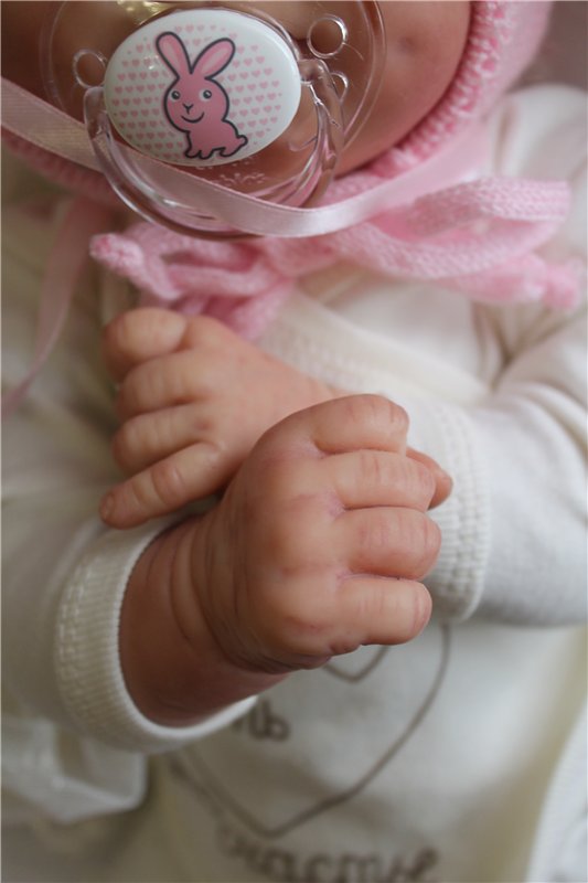 Кнопочка Кокошка. Кукла-реборн Иваховой Елены (фото 3)