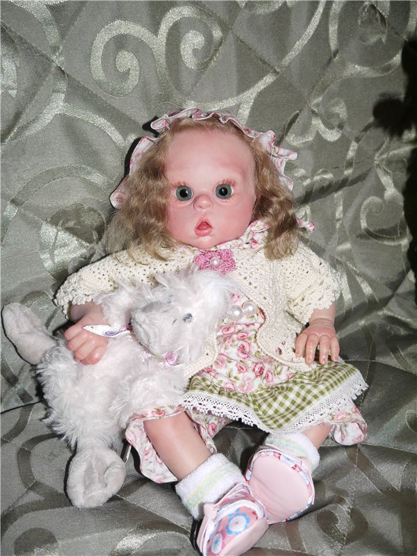 И последняя эльфиечка Марточка из молдика Офелия, кукла реборн Натальи Фединой, Baby-Zest (фото 10)