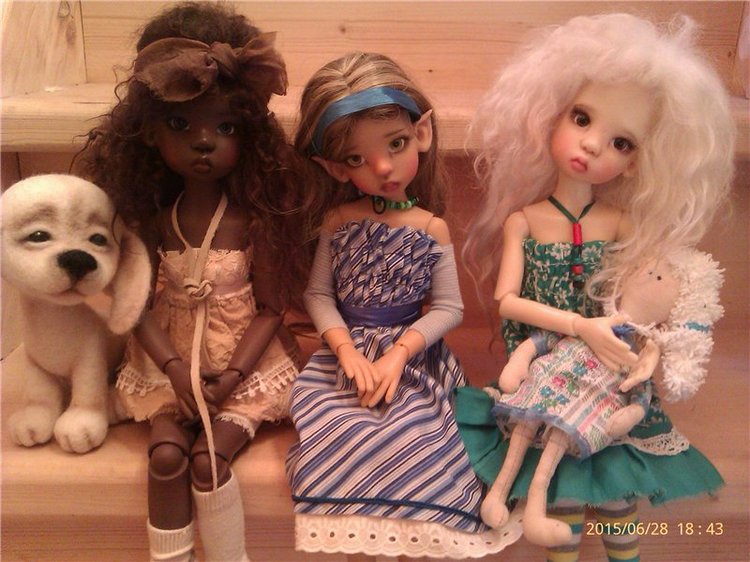 Дачные зарисовки — Куклы Kaye Wiggs (Кайе Виггс): авторские BJD (БЖД)