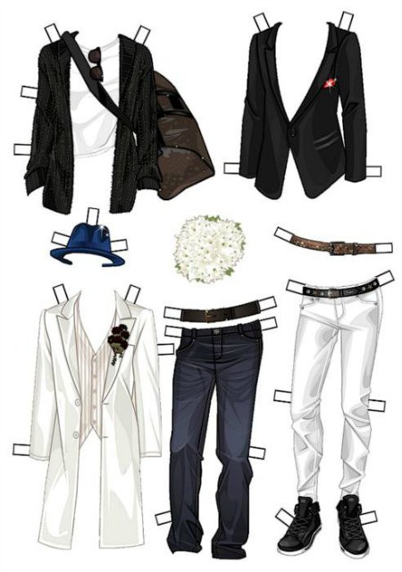 Такие милые бумажные куколки, хочу поделиться (фото 6)