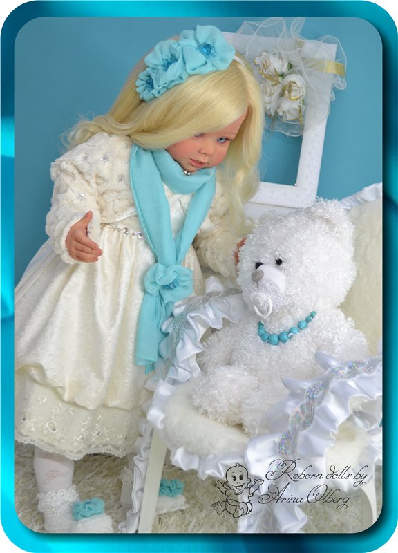 Моя бирюзовая ВАСИЛИСкА (молд Bonnie by Linda Murray)