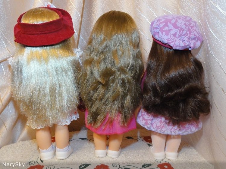 Наши Аннушки от фабрики "Весна". Сравнение с Gotz, Paola Reina, American Girl и фейсинками