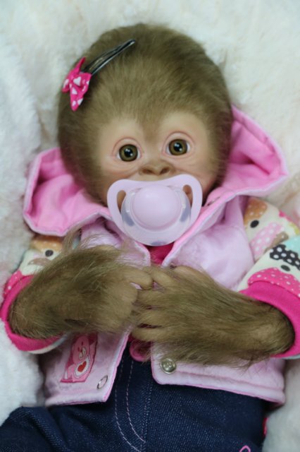 Мартышка - малышка... Куколка реборн Виктории Вишни