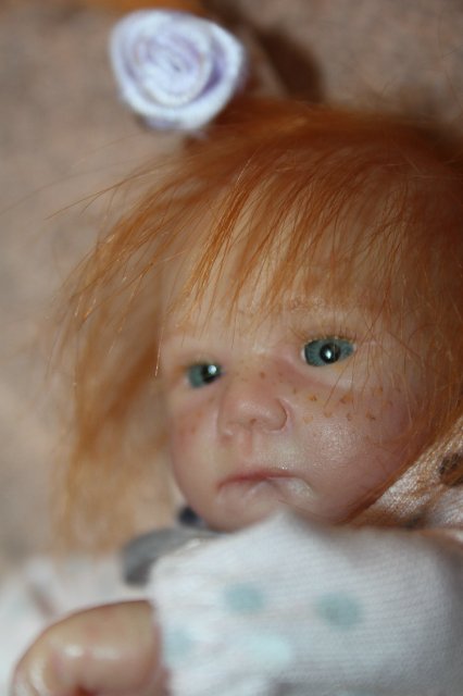 Манюня мини кукла-реборн Элины Кудрвцевой