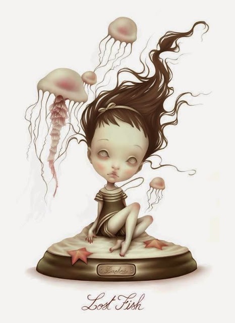 Сюрреалистические иллюстрации французской художницы Элоди LostFish или еще раз об Алисе