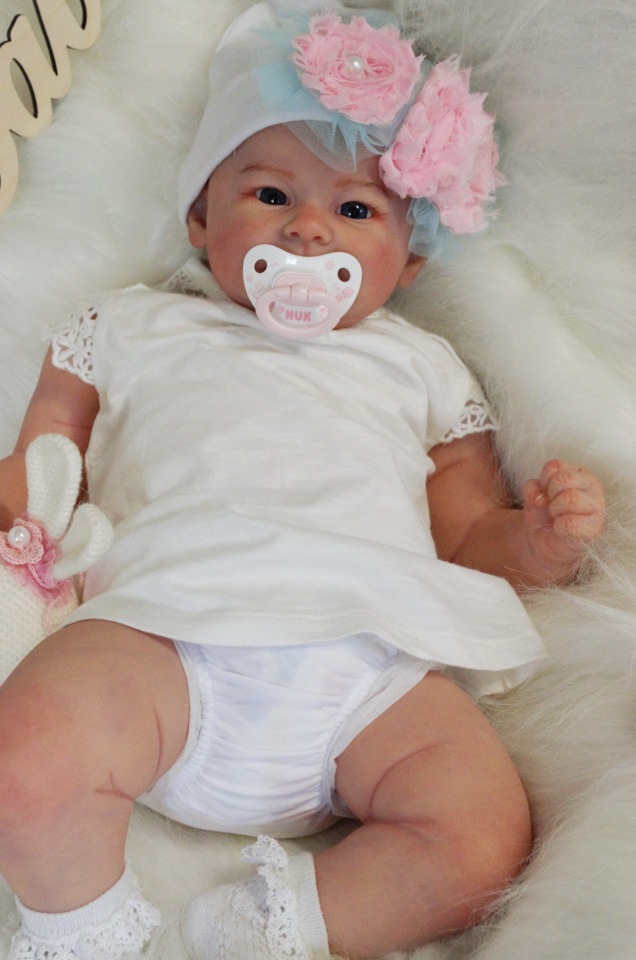 Сладкая булочка Грета, толстопопая принцесина. Кукла реборн Ольги Коновниной