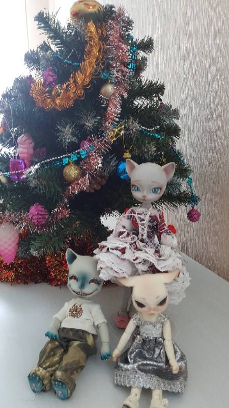 С Новым годом, друзья — Новый год и Рождество: праздничные фото кукол (фото 5)