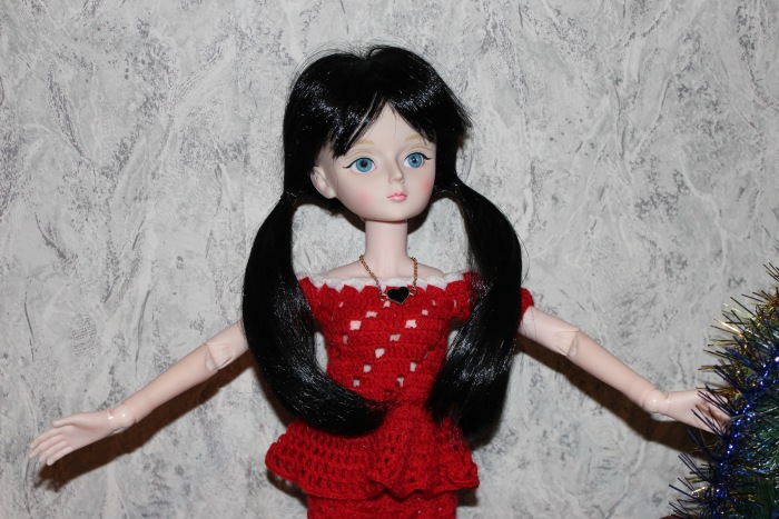 Кукла Лаура("Звезда подиума" 60 см) встречает Новый Год 2017 :)