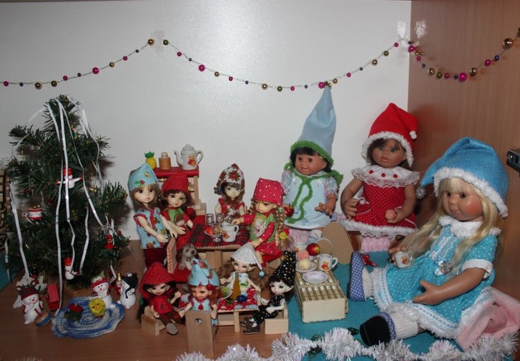 Новый год по-домашнему — Домашние коллекции кукол: фото собраний