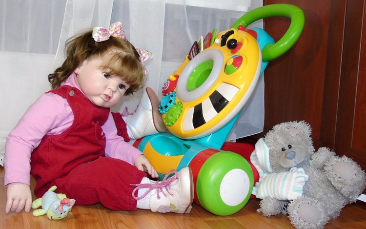 Милая девочка Гулечка — Обучение реборнингу: роспись