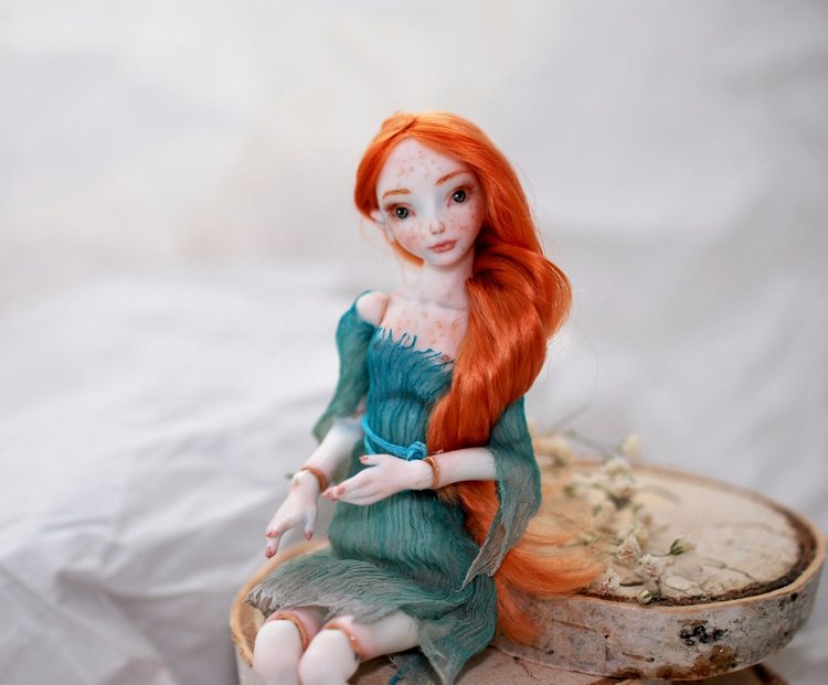 Рождение фарфоровой куклы эльфиечки (фото 5)