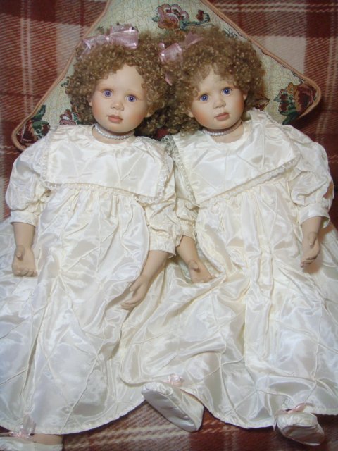 Сестренки-апельсинки — Куклы Christine Orange (Кристин Оранж): фарфор