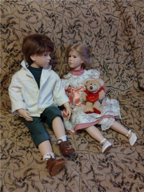 Коллекционные куклы дети от Веры Шольц (фото 5)