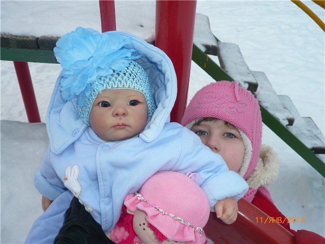 Кукла реборн Оленька. Мамина малышка (фото 5)