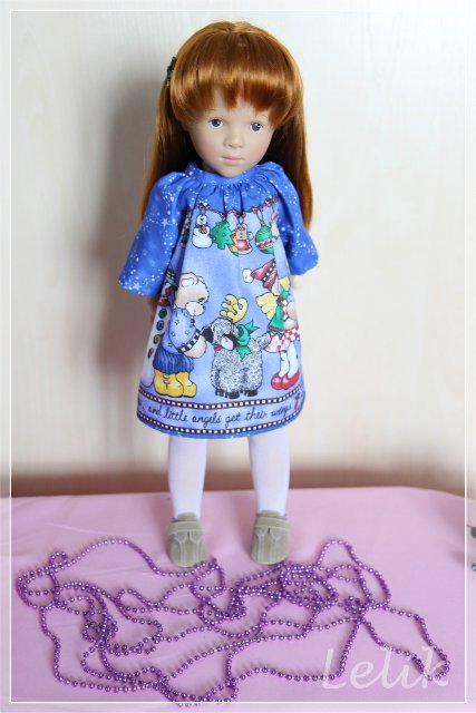 Новое платье Ульяны — Одежда и обувь для кукол своими руками: фото (фото 8)