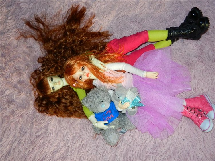 Мои старшие девочки Гу Ми Джу (Zaoll Dollmore) и Ларина (DIM)