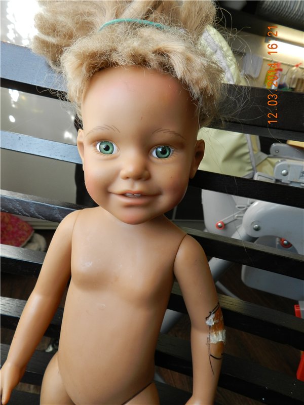 Дианка - Diana Euro Girl - восстановление и ремонт куклы (фото 2)