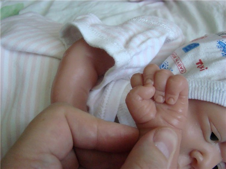 Силиконовая малышка - Процесс работы от Кондрашовой Ирины