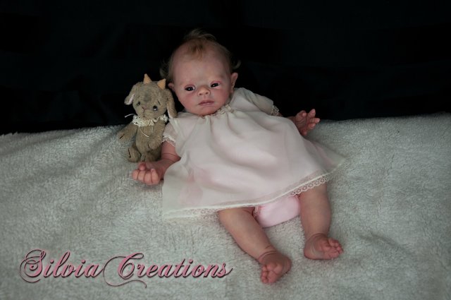 Молд с синдромом дауна PEBBLES в исполнении SILVIACREATIONS