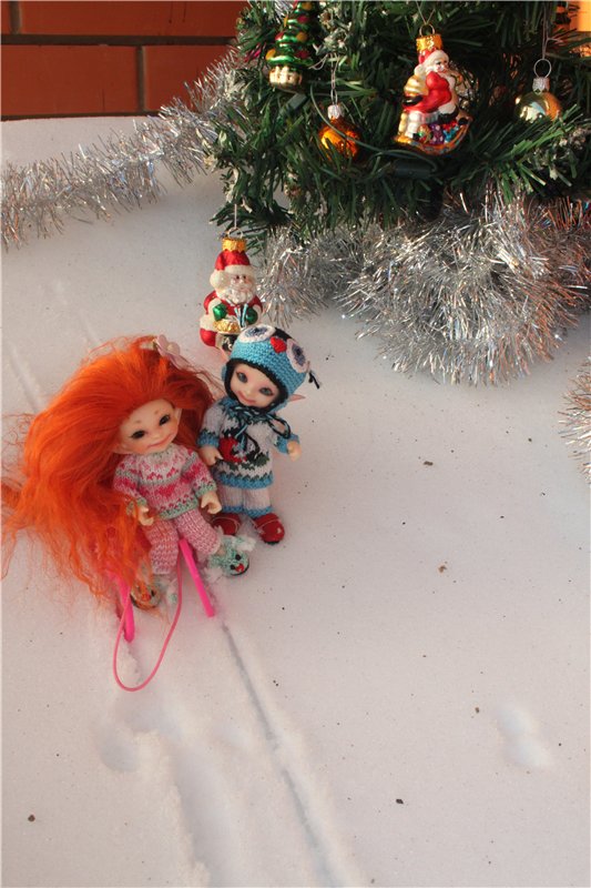 Зимняя прогулка моих крошек! Реалпуки Pupu и реалпуки Сосо (фото 6)