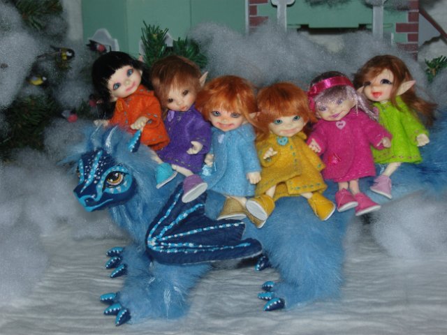 Последняя в этом году зимняя история от Таниты "Смурфик"