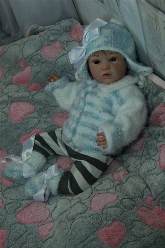 Малышка Карина. Куколка из молда Maike от Gudrun Legler