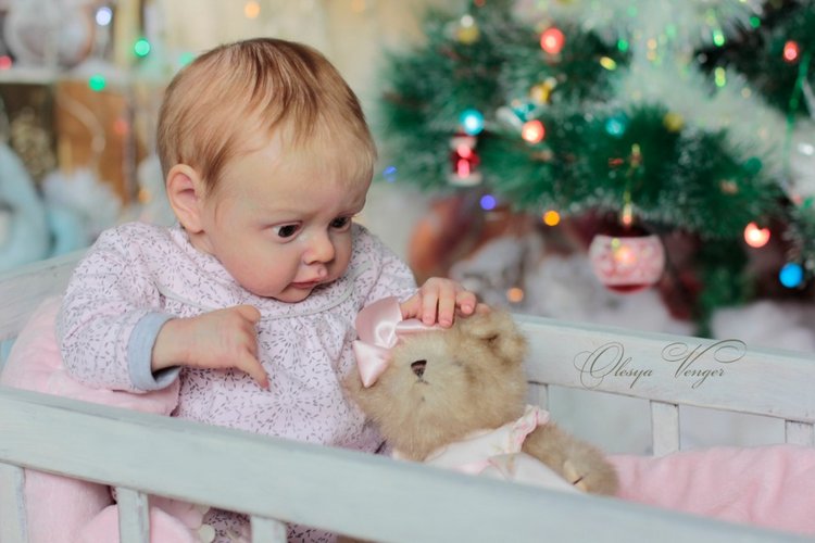 Моя Хлоя, мой любознательный Совенок, кукла реборн Олеси Венгер